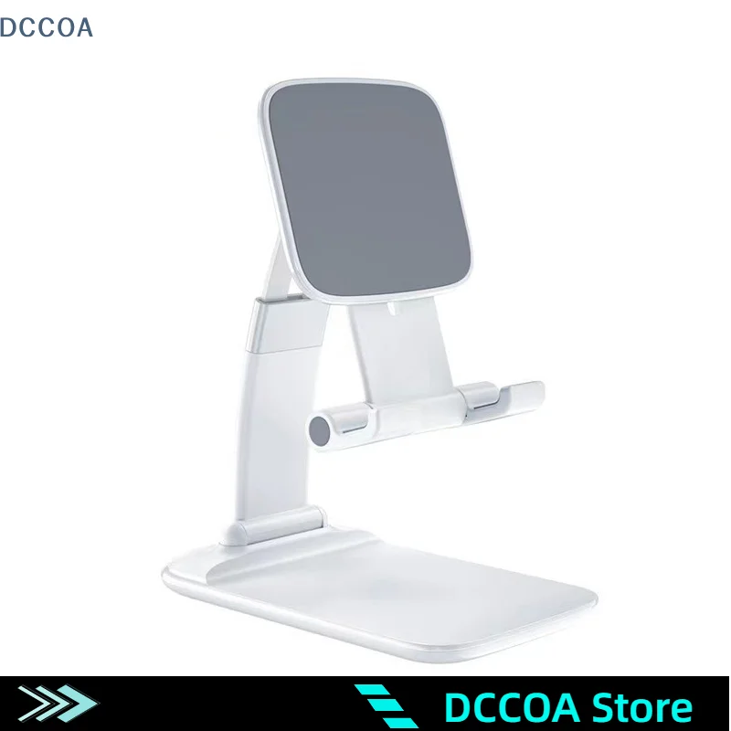 Foldable Plastic Desktop Phone Holder For IPhone For Samsung Huawei Xiaomi OPPO VIVO Cellphone Tablet Stand Bracket For IPad