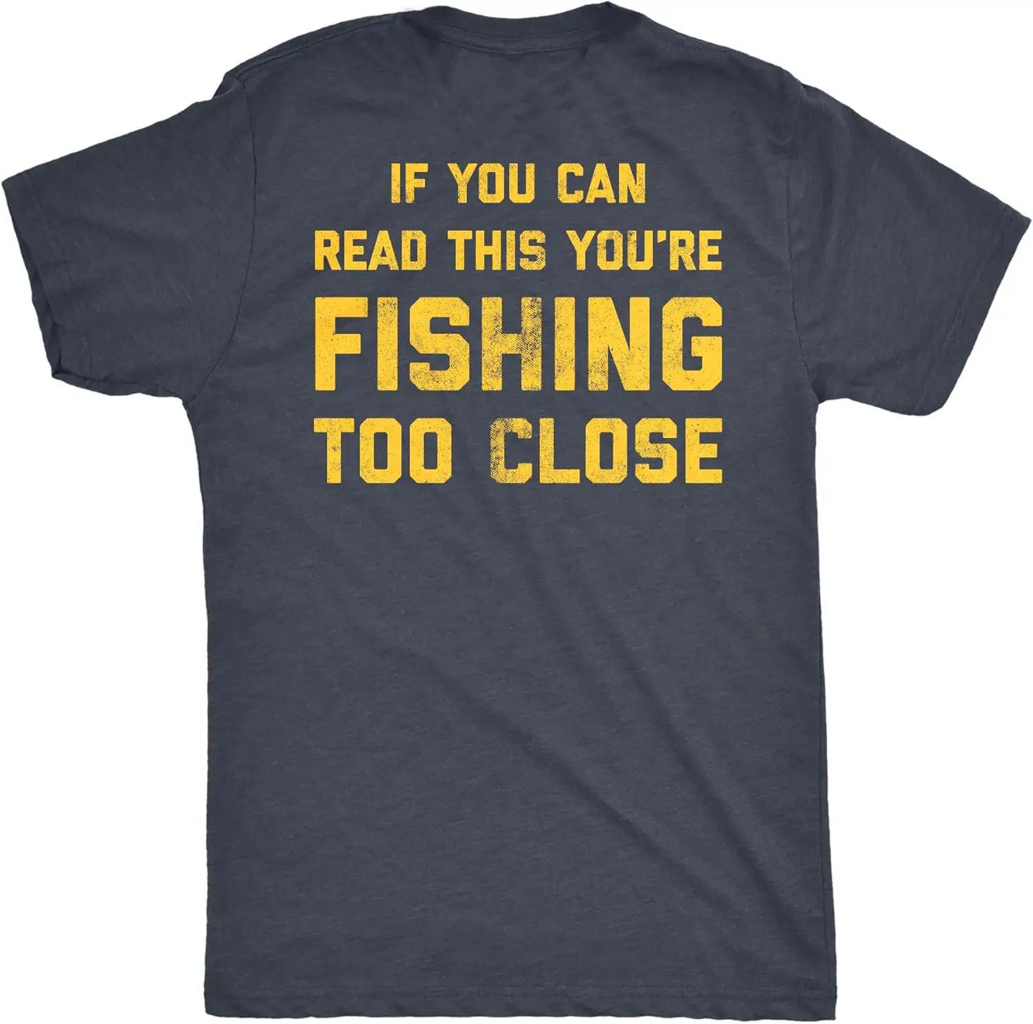 Crazy Dog Mens T Shirt Funny Fishing Joke Tees Novelty Fisherman Shirts