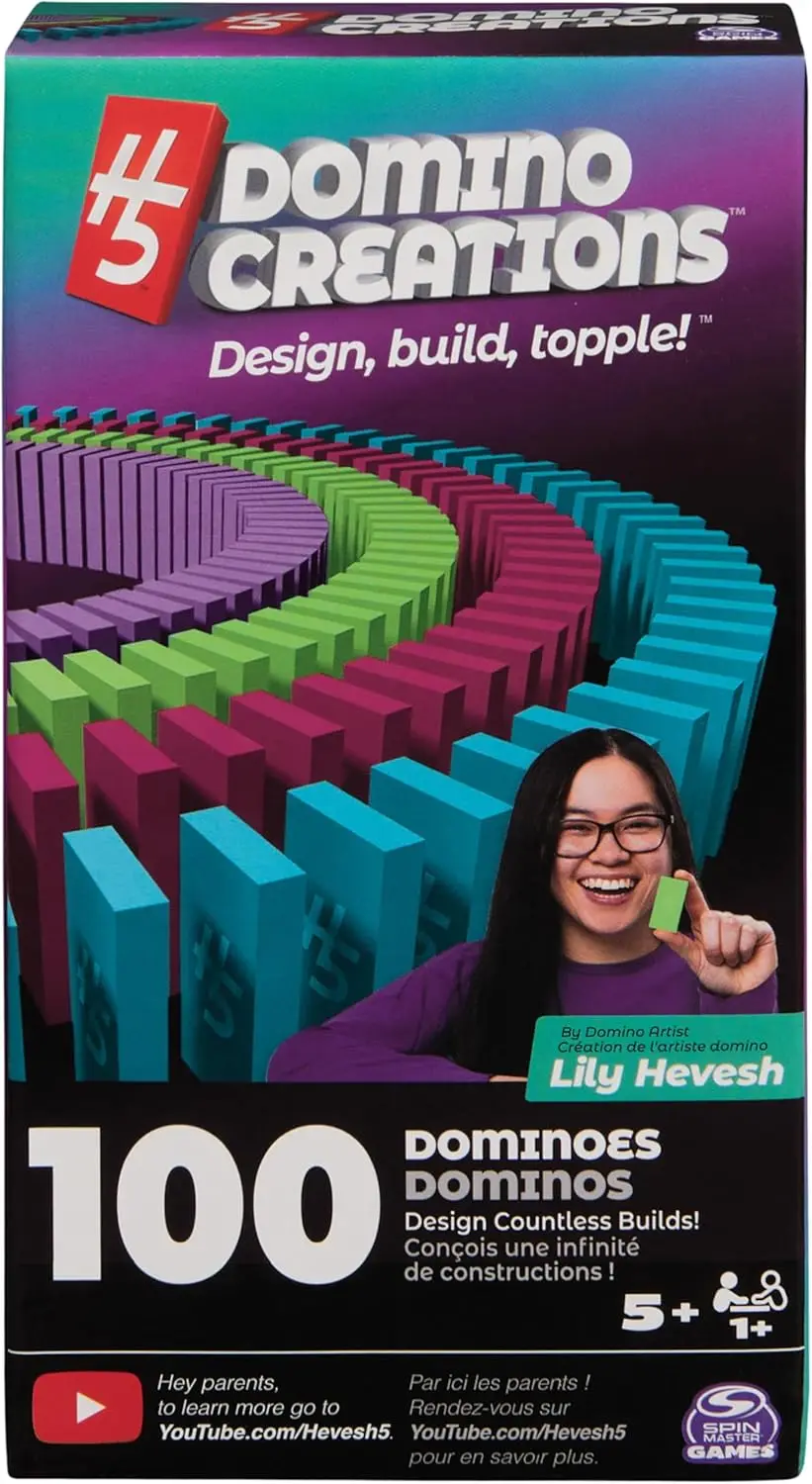 

Набор Domino Creations Summer Set из 100 элементов, развивающие STEM-игрушки для детей от 5 лет, классическая развивающая игра для 1+ игрока