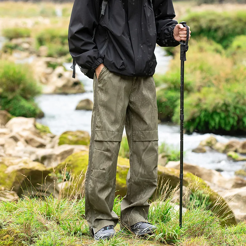 

​​Men's Outdoor Cargo Pants Hiking Trousers with Side Vents Functional Workwear Tactical Pants​