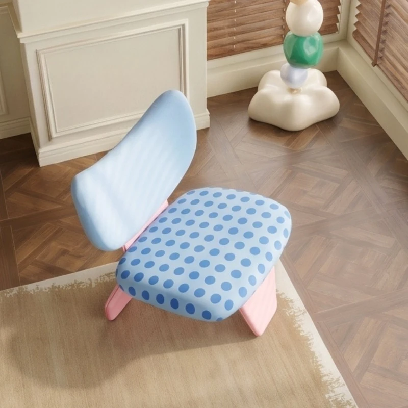 Single chair Leisure chair Polka dot living room Dopamine bedroom Back chair Comfortable small