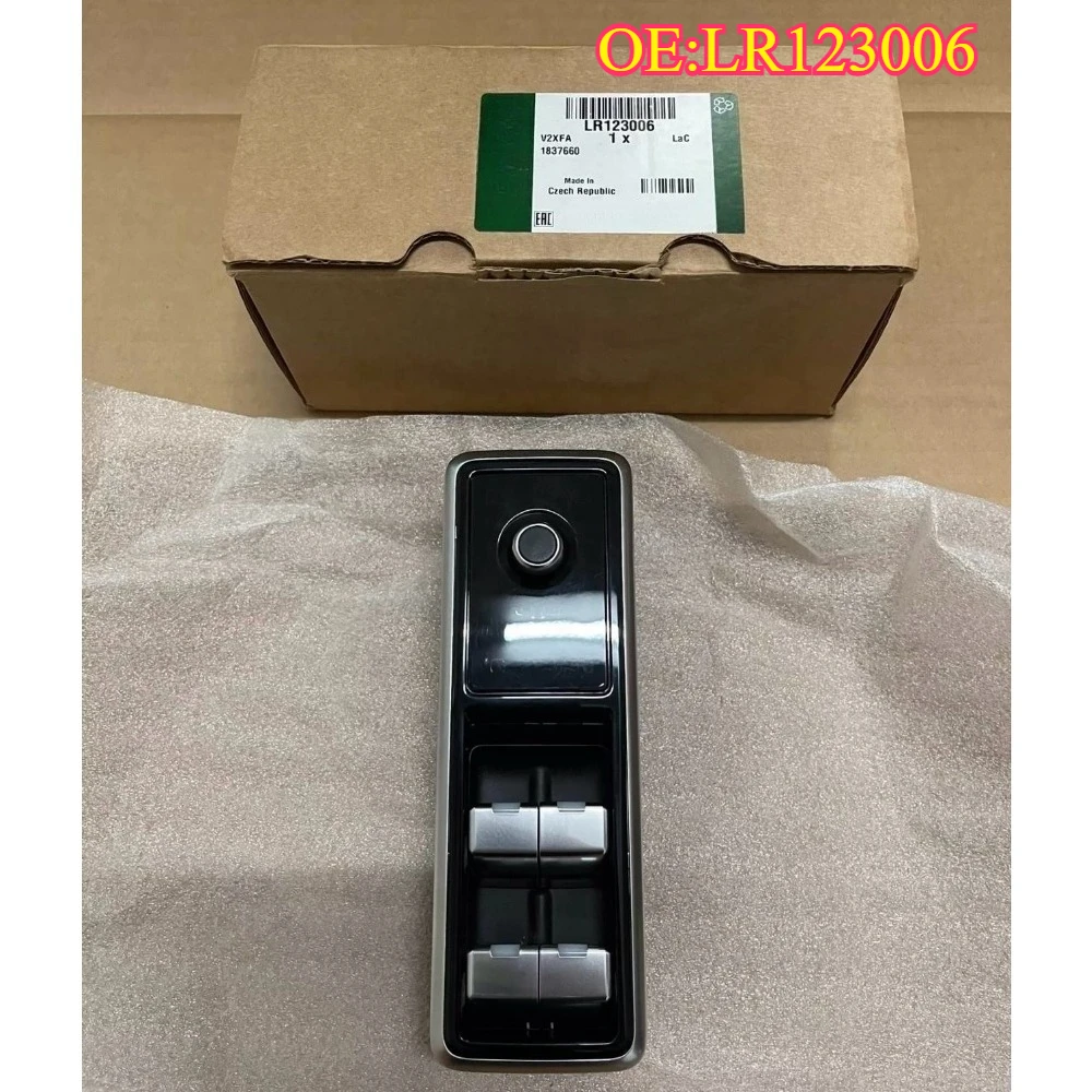 

High quality New For LR123006 DR SIDE MAIN WINDOW SWITCH FOR 2018-2022 RANGE ROVER/ RR SPORT
