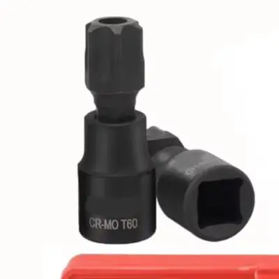 ForTorx Socket Kit 13 pcs 3/8 Inch Drive for t8 to for t70 Steel Construction for Use for in Garage Workshops and Mobile Repair