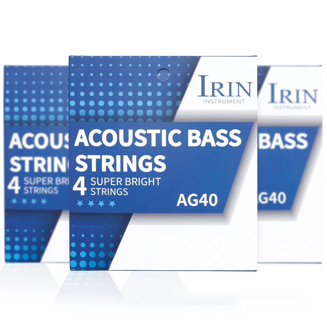 

IRIN AG40 4 String Acoustic Bass Guitar Strings Hexagonal Red Copper High Carbon Steel Core Strings Guitar Parts & Accessories