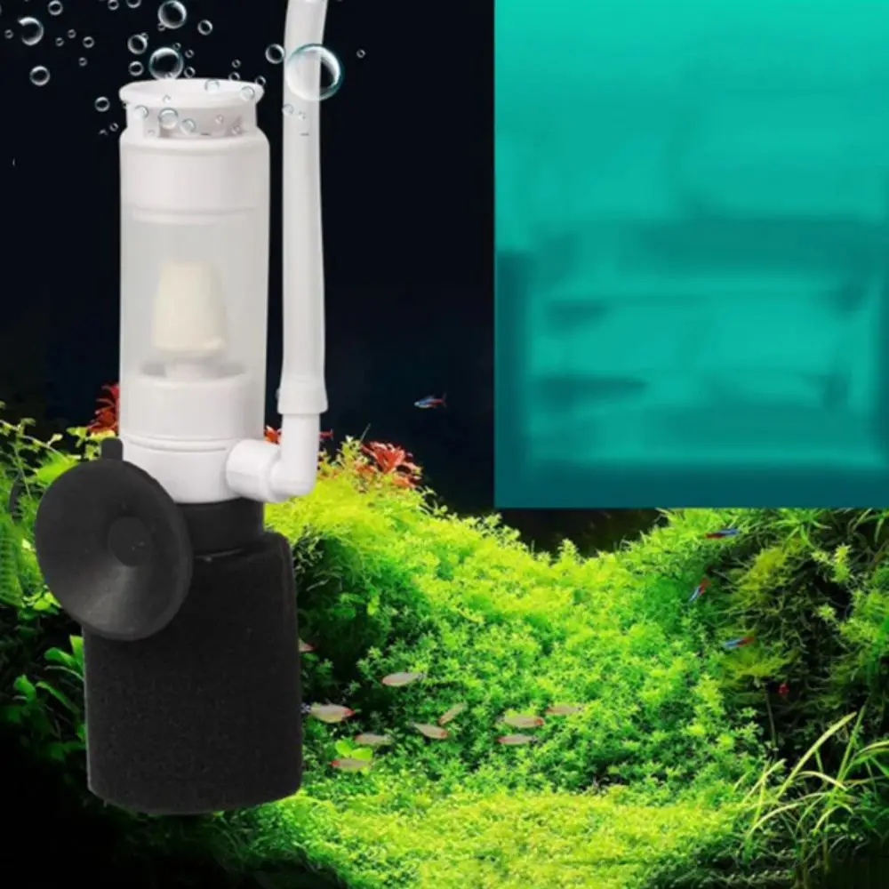 Plastic Multi Layer Media Filter Mini Internal Purifier Suction Cups Small Aquarium Media Filter Ultra-quiet