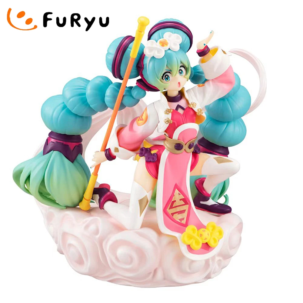 

Hatsune Miku VOCALOID 13CM Original Banpresto Anime Figure Virtual Singer New Anime Sitting Position Collection Modle Doll Toys