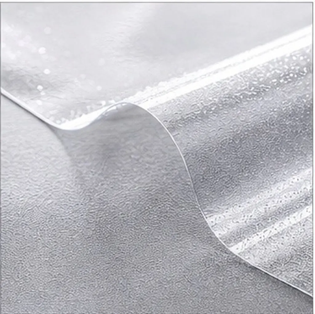 1 Roll Clear Table Cover Protector High-Definition Transparent Waterproof Scratch-Proof Wear-Resistant High-Temp Resistant