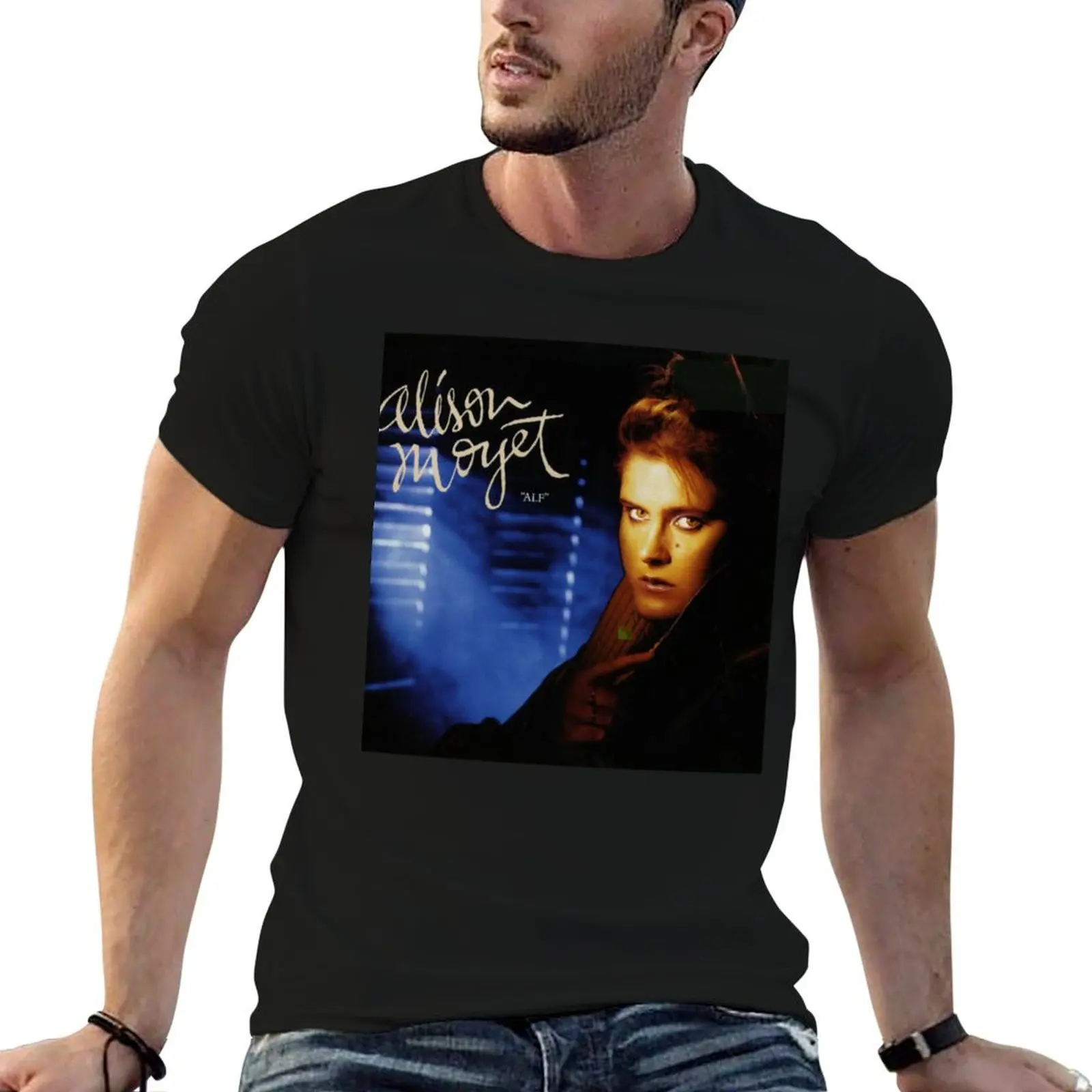 ALISON MOYET ALF T-Shirt quick-drying custom t shirt sweat oversizeds mens graphic t-shirts hip hop