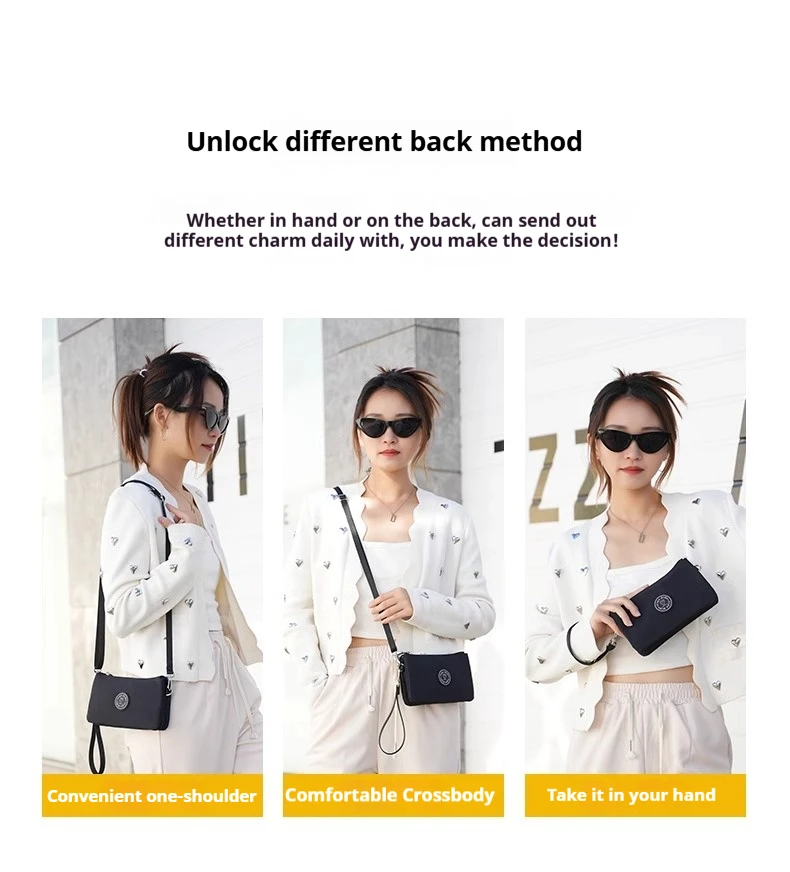 

FIDO DIDO Clutch Simple Fashionable Women's Bag Waterproof Durable Soft Suitable For Travel Dating Party Shopping