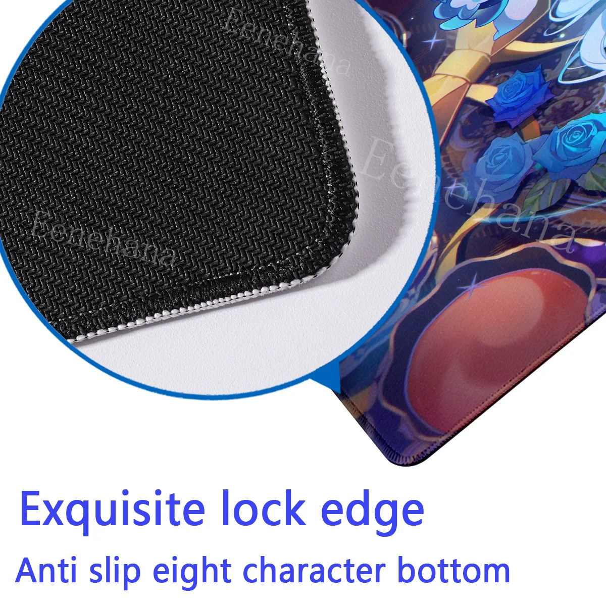 Anime Girl Furina HD Printing Genshin Impact XXL Mousepad Office Accessorie Desk Mat Keyboard Mouse Pad Mice Mat Non-slip Carpet view 6