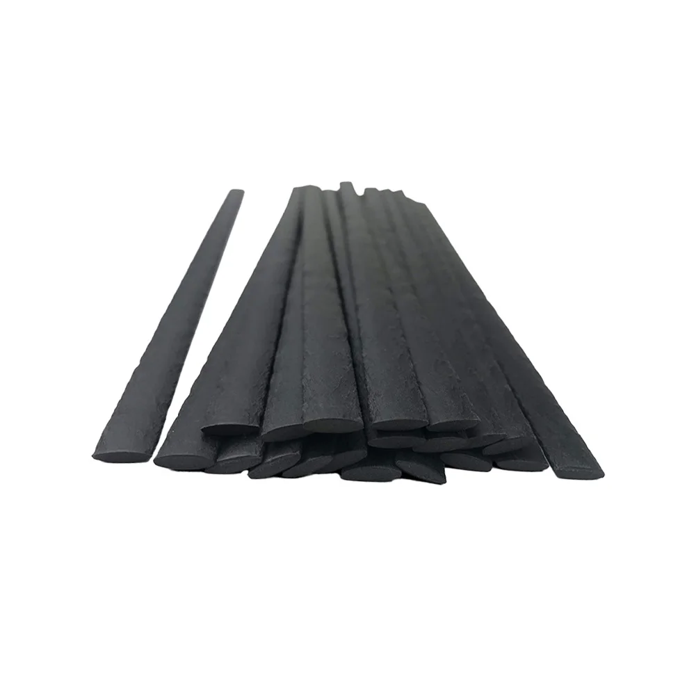 Black Plastic Welding Rods Carbon And Glass Fibers Modified PE Material 2.5mm Thickness Black And Silver For TPO