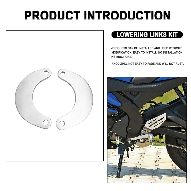 R15 Motorcycle Rear Adjustable Suspension Drop Link Kits Lowering Kit 30mm For YAMAHA YZF V3 V2 YZF-R125 MT15 M-SLAZ 2011-2020