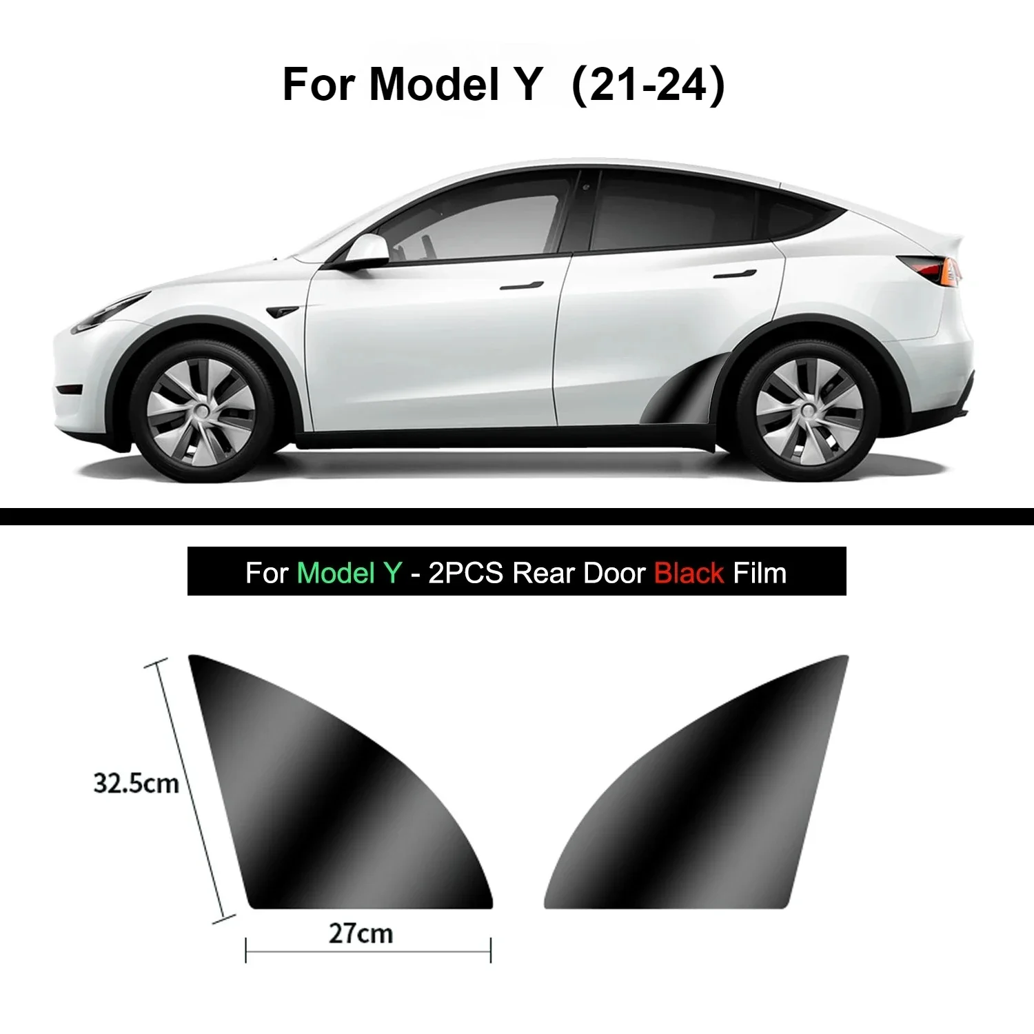 

For Tesla Juniper Model Y Car Door Protective Film Full Car Paint TPU Transparent Scratch-Resistant Film Car Body Modification