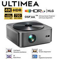 ULTIMEA Apollo P40 Native 1080P Full HD Projector, 4K Support Smart Home Theater Proyector with WiFi Bluetooth & Auto Focus
