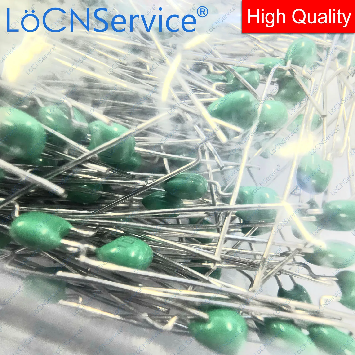LoCNService 500PCS Green Monolithic Ceramic Capacitor 63V 15NF 22NF 33NF 47NF 68NF 100NF 153 223 333 473 683 104 5.08mm K 10%