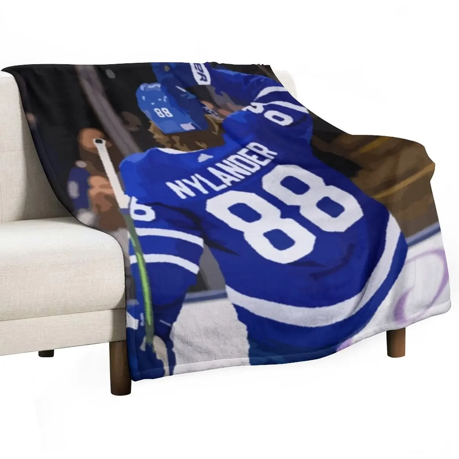 

William Nylander Goal Celebration Painting Throw Blanket Luxury Thicken Giant Sofa Blankets