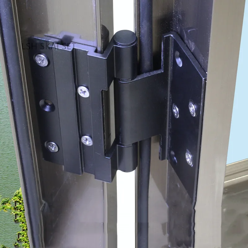 1PC 50-type Doors and Windows Hinges Plastic Steel Broken Bridge Window Hinges Casement Doors and Windows Hardware Accessories
