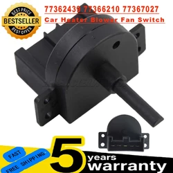 77362439 77366210 77367027 For Citroen Jumper Relay Fiat Ducato Peugeot Boxer New Heater Blower Fan Switch Black Car Accessories