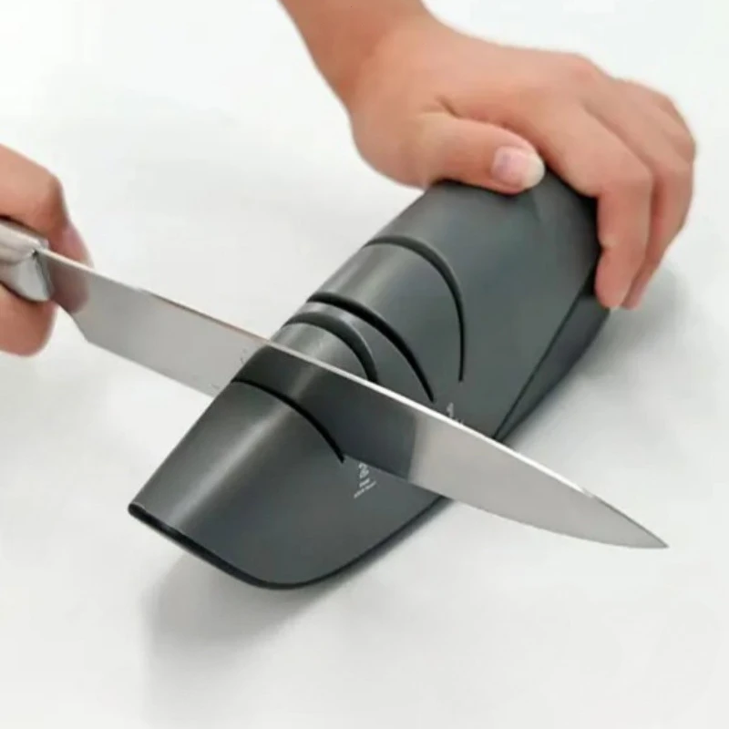 

NEW 2026 2-Stage Electric Knife Sharpener ,600/1000 Grit Diamond Abrasive System, High-Speed with Anti-Slip Base for Safe & Easy