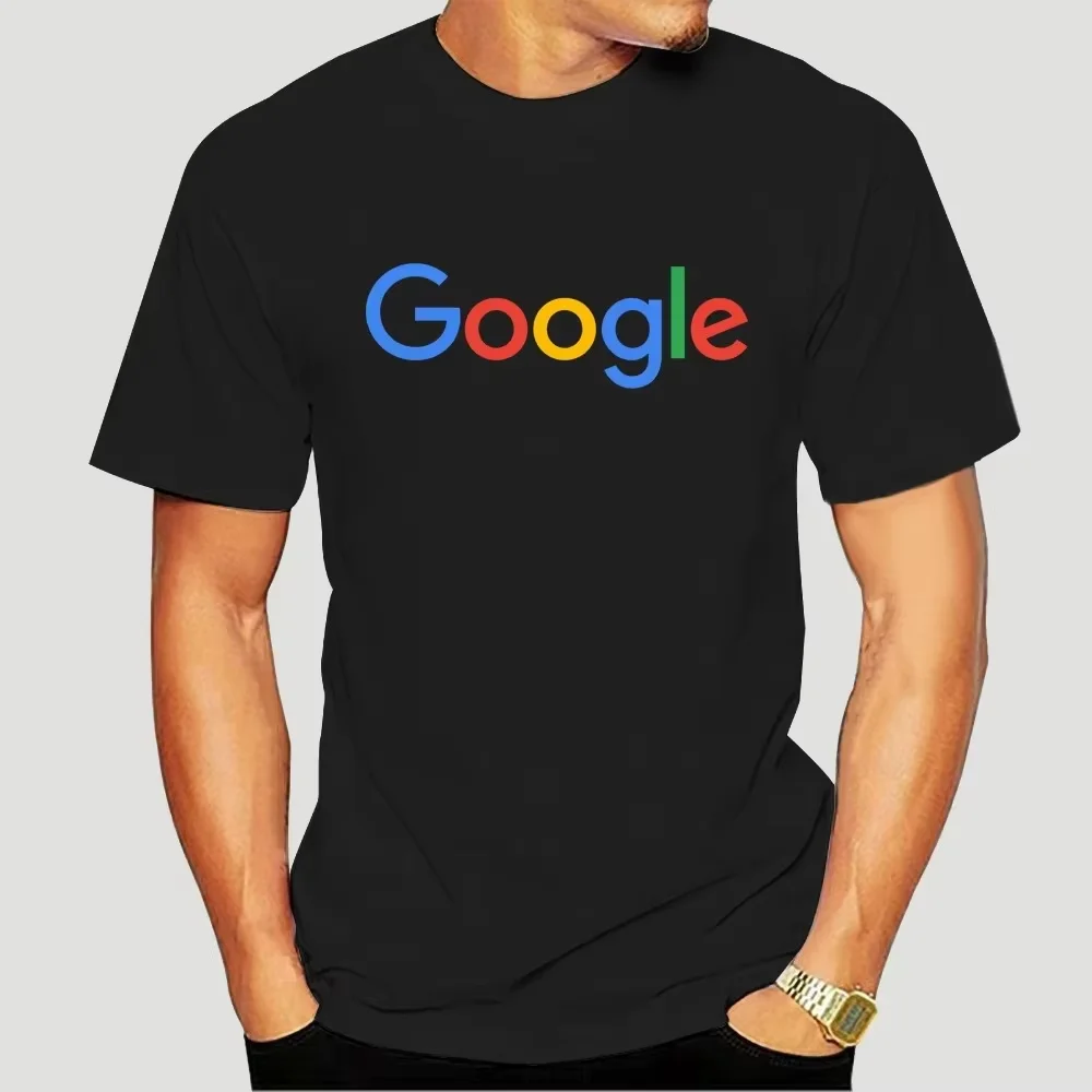 2026 New Y2K Aesthetic Retro Google Logo Letter Graphic Pattern High-Quality Comfortable Casual Unisex Summer T-Shirt