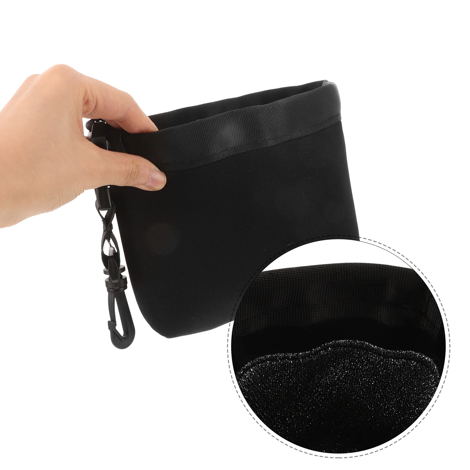 حقيبة إكسسوارات الجولف الممتازة القابلة للفصل، حقيبة منظف الكرة القماش المشمع، مجموعة غسيل لمقابض النوادي والتيز، تصميم محمول #2