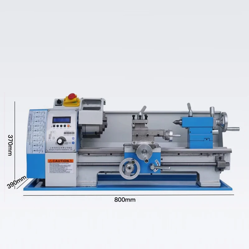 New 900W Multi-function micro electronically controlled intelligent lathe Metal woodworking small machine 220V household lathe
