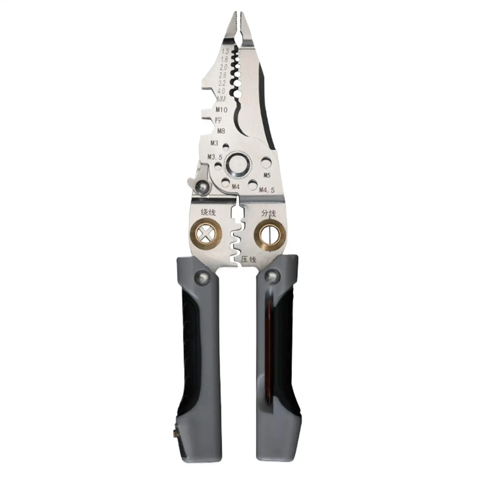 

Electrical Wire Stripper Cable Stripper Wire Crimping Accessories Precise Foldable Electricians Hand Stripping Tool For