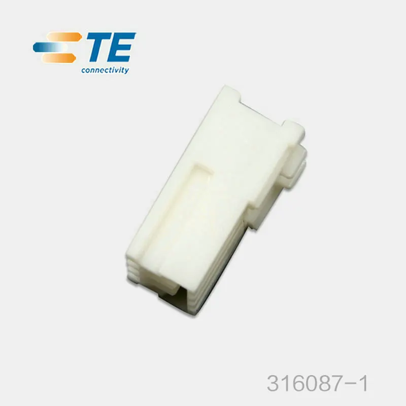 50PCS Tyco original connector 316087-1 3P white female shell