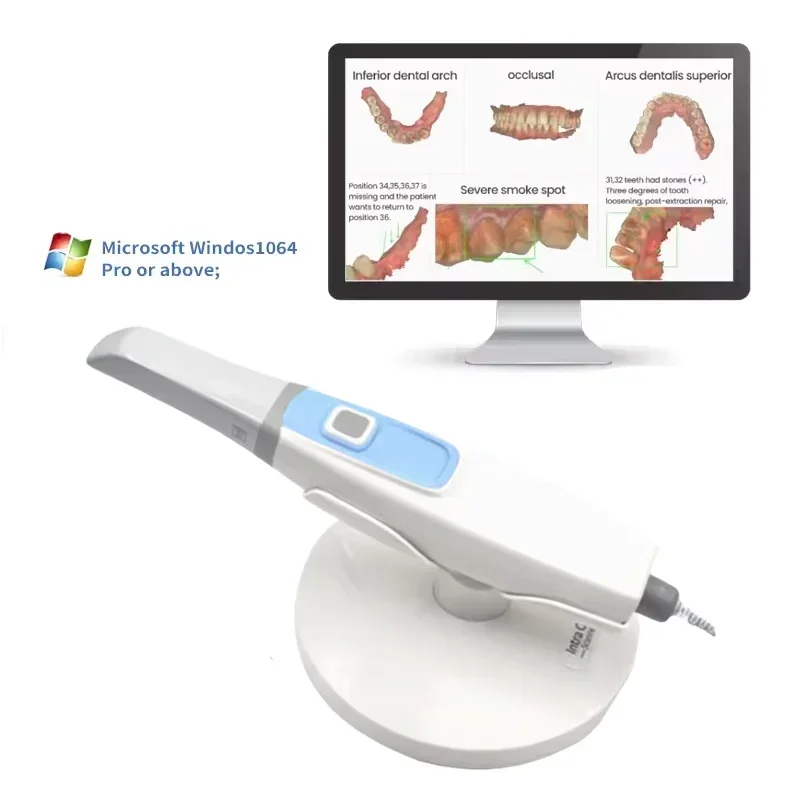 Dental Oral 3D Intraoral Scanner Digital image radiography AI scanner impression Dental Intraoral Scanner