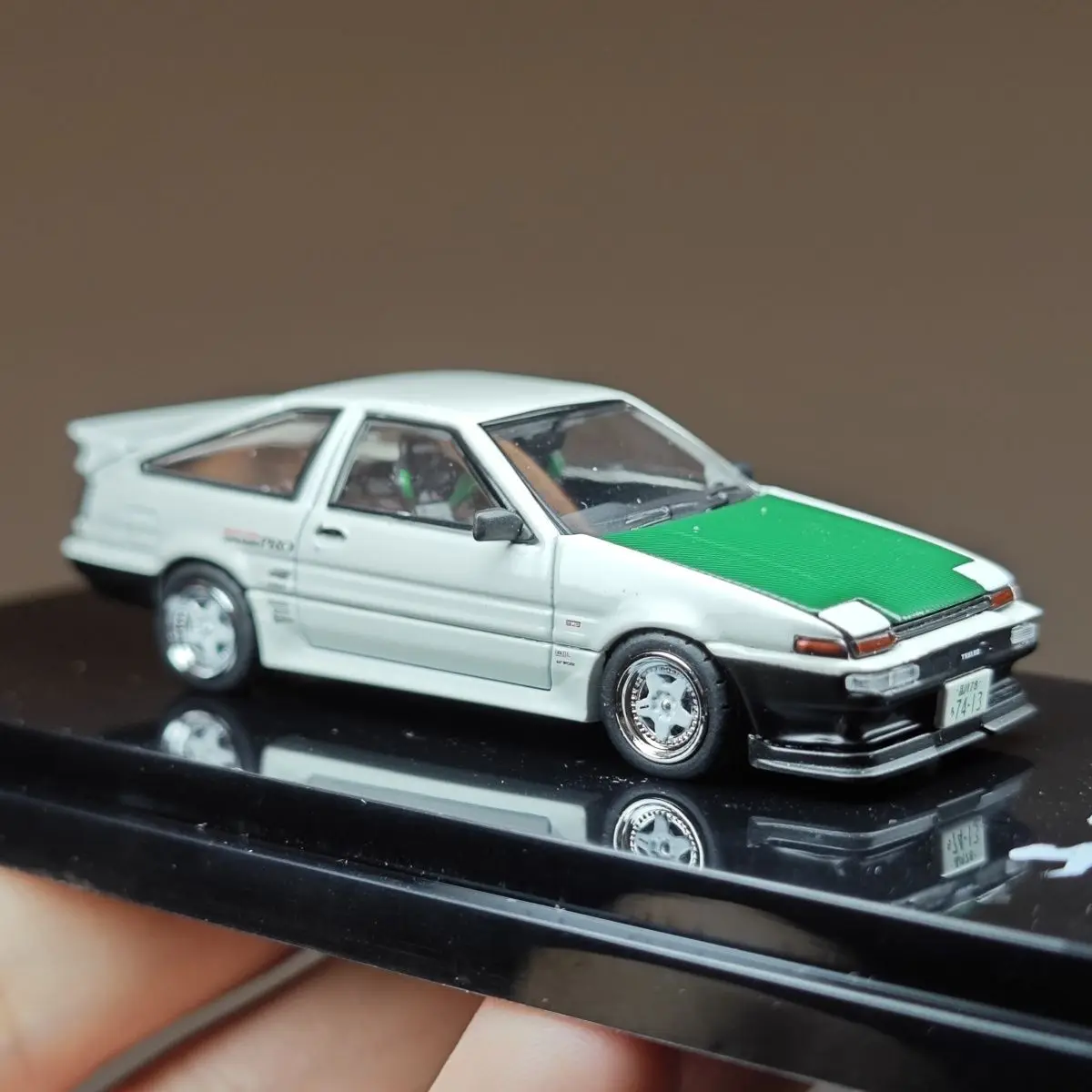 Hj Tsuchiya Kei AE86 Toyota Toyota Small Scale 64 Alloy Car Model