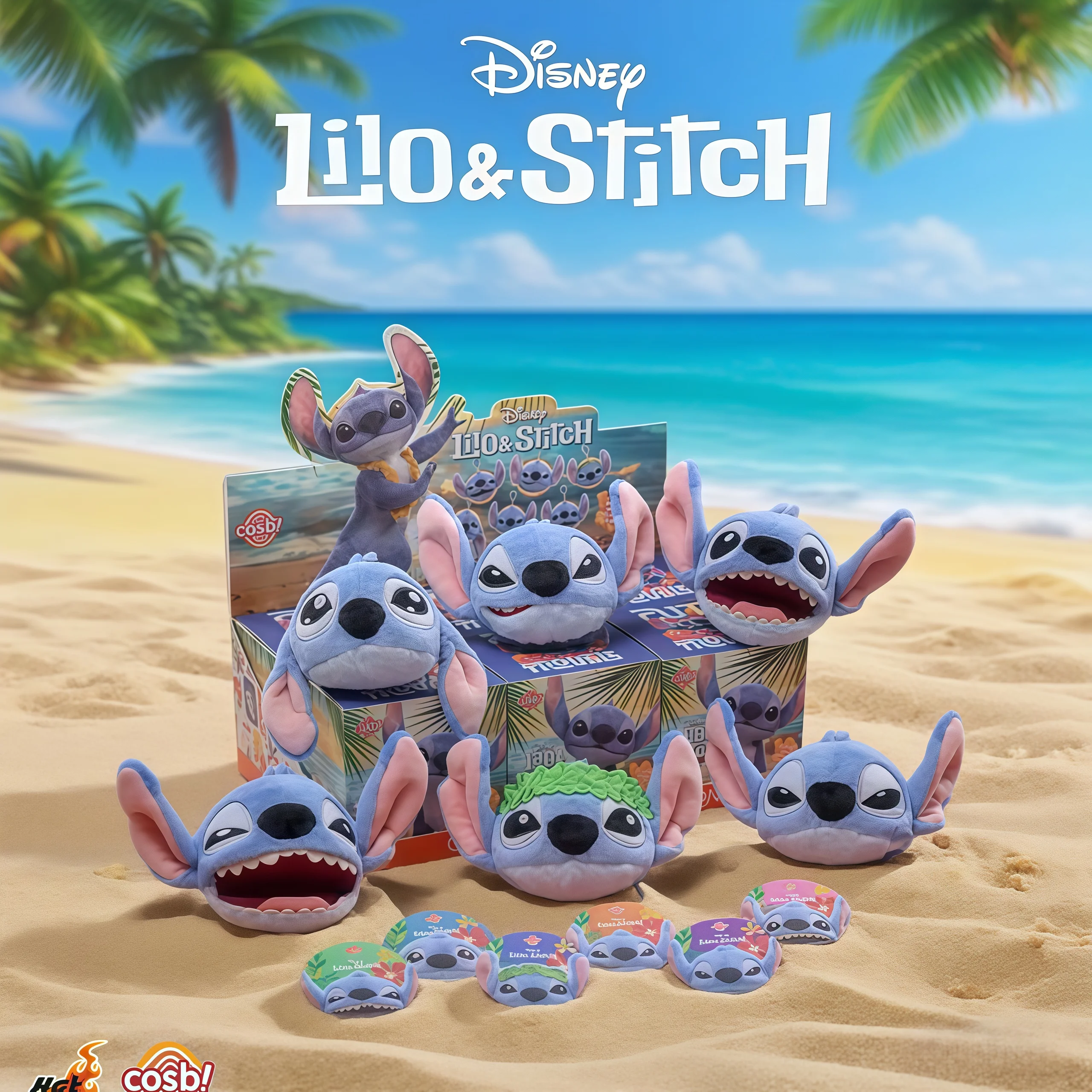 

Стежка фильма Stitch Cosbi брелок кукла коллекция рюкзак кулон слепая коробка рождественские загадочные подарки коллекционный подарок