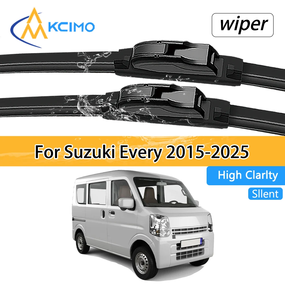 2Pcs Car Front Wiper Blades For Suzuki Every DA17V DA17W 2015-2025 Crystal Clear Visibility & Enhanced Driving Safety