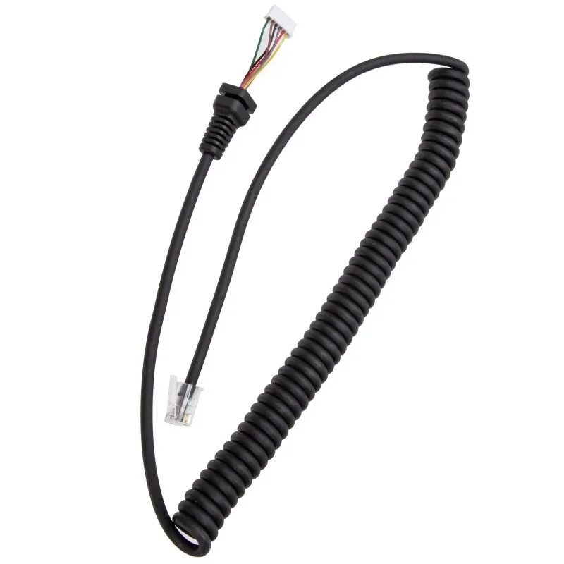 Speaker Mic Cable Cord Wire for Yaesu, MH-48A6J, MH-42B6J, Microphone for FT-7800, FT-8800, FT-8900, FT-8900R, Car Radio,, MH-48