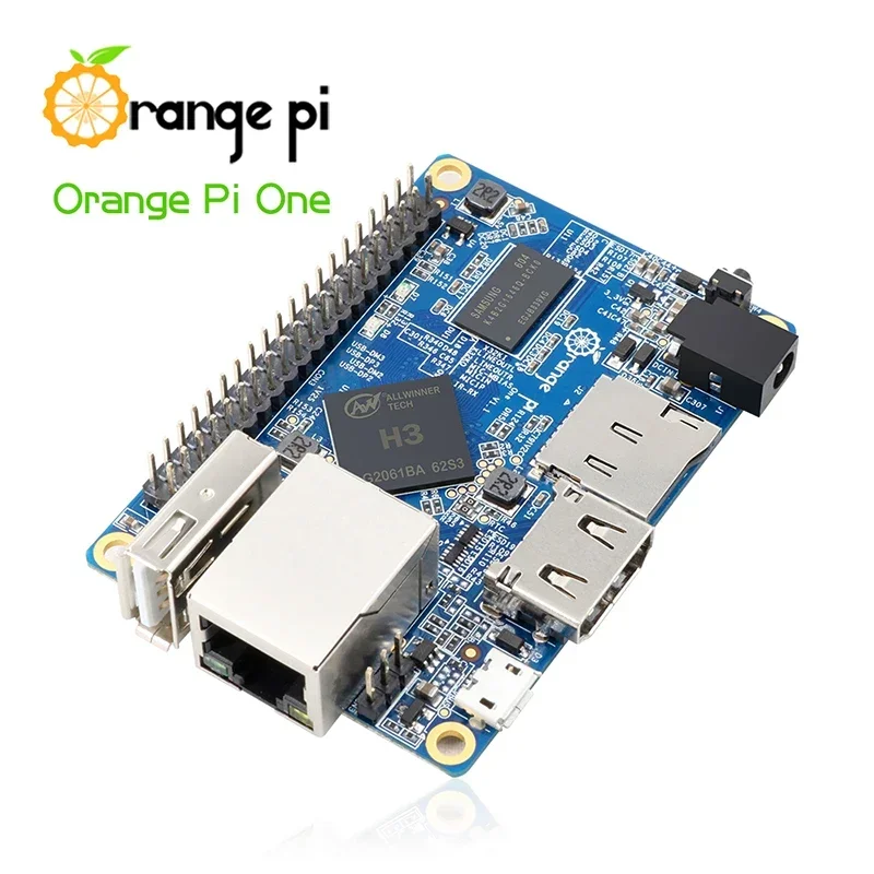 Orange Pi One 1GB RAM Allwinner H3 Quad-Core Mini PC Papan Tunggal Komputer Papan Pengembangan SBC