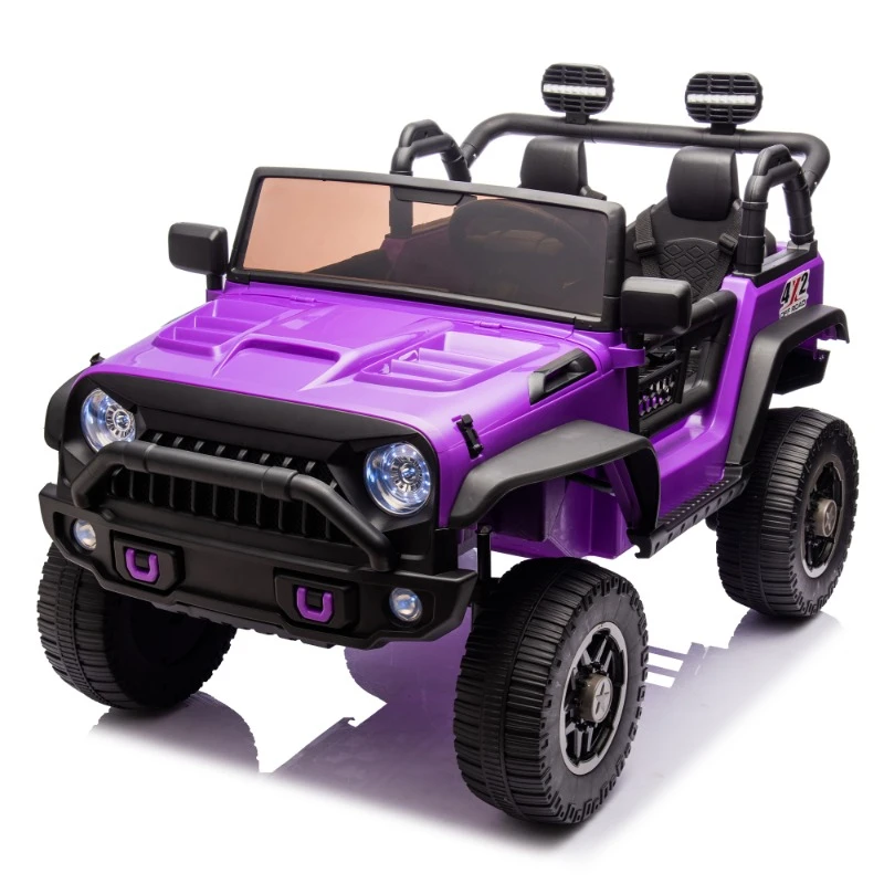

24V Two-Seater Kids Ride On Truck Car,200w*2,Seat width 20.28in,Four-wheel Suspension,Suitable for off-road For Kids Aged 3+