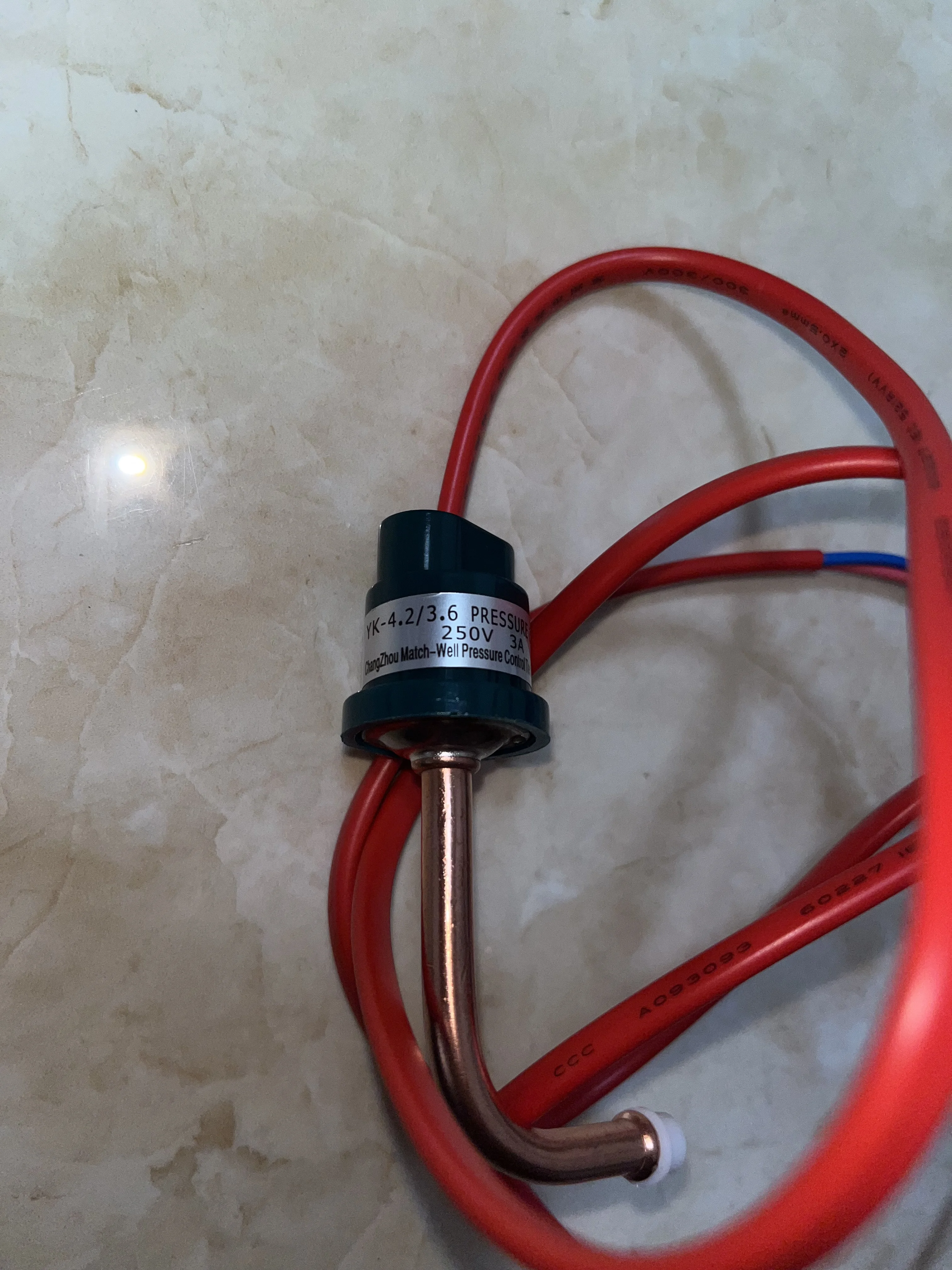 Controlador de Pressão Manifold Fora 4.2mpa em 3.6mpa 250v 3a Yk4.2 3.6