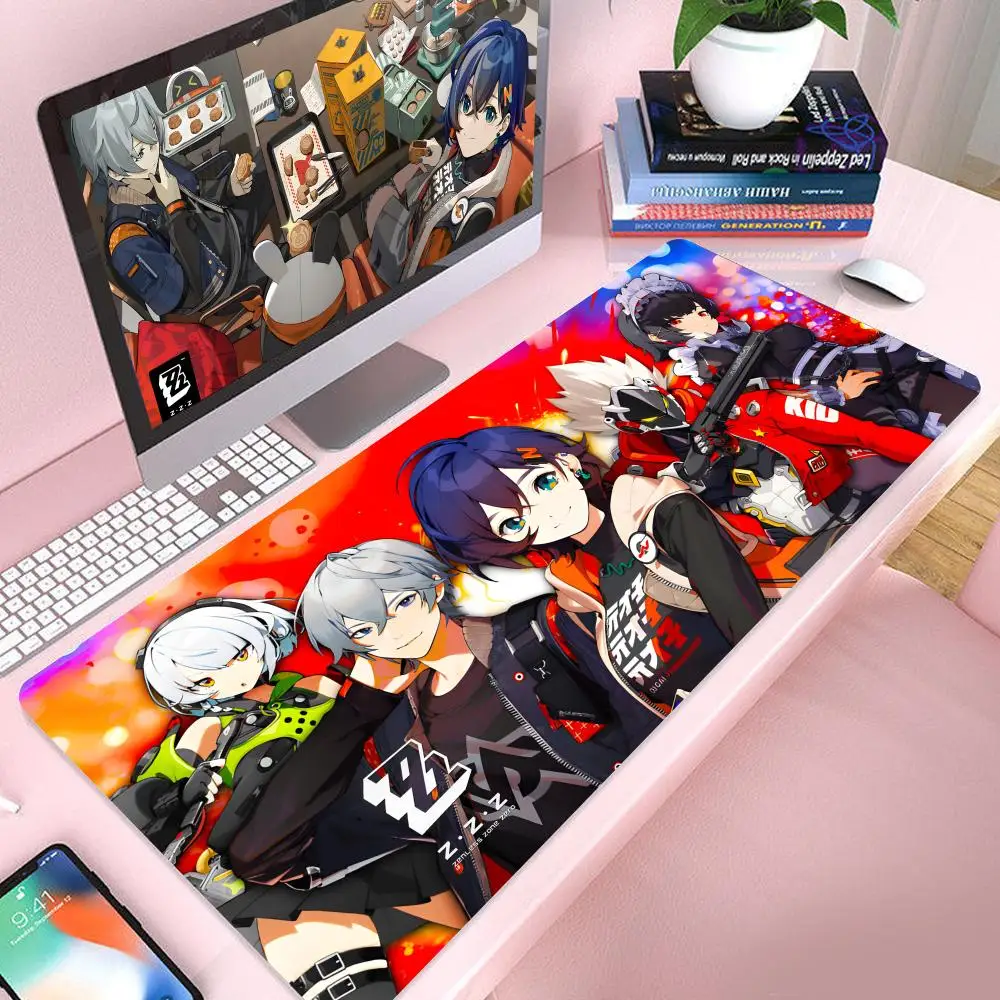 Zenless Zone Zero JaneBilly Mouse Office Pad Large Game Desk Pads XXL Keyboard Computer Gaming Rug Mats Desktop Table Laptop Big
