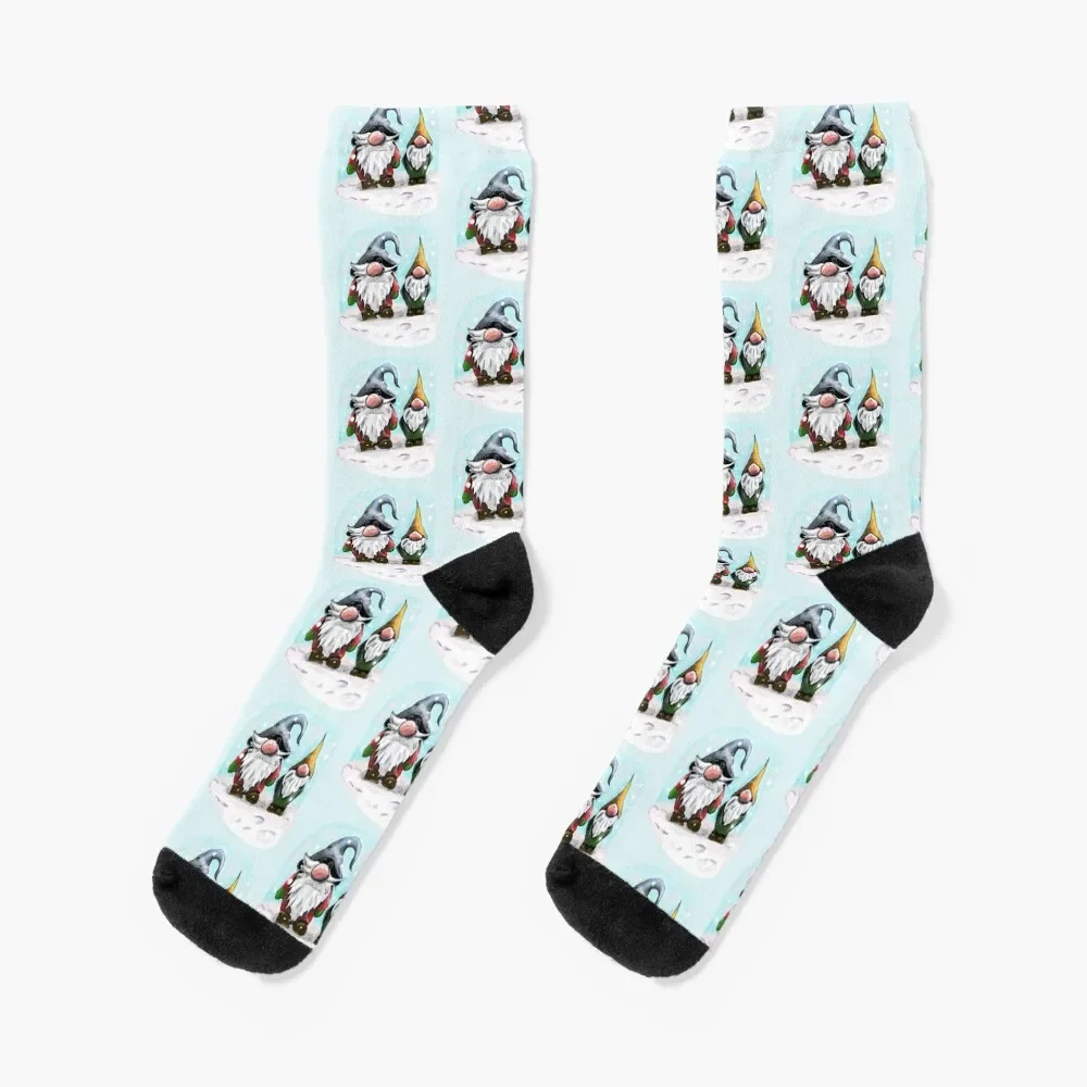 

Winter Gnomes Socks short christmass gift compression halloween Girl'S Socks Men's
