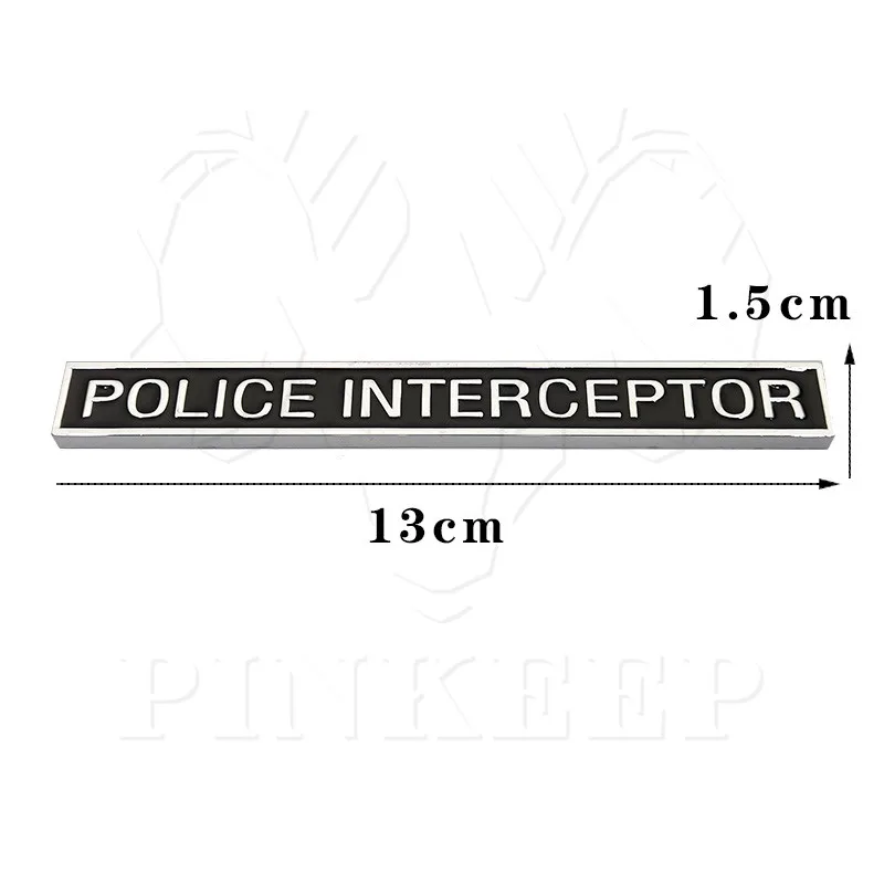 ثلاثية الأبعاد سيارة معدنية ملصق الخلفي الجذع شعار شارة ملصق لفورد اكسبلورر كراون فيكتوريا الشرطة اعتراضية فائدة سيدان V8
