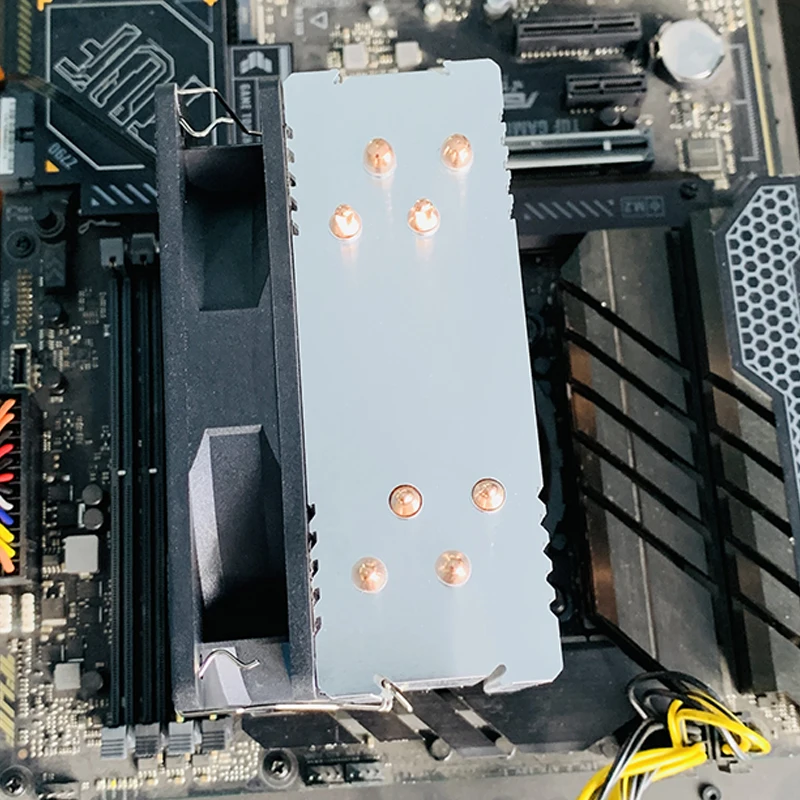 4 Heat Pipes CPU Air-cooled Cooler 4Pin PWM Tower Processor 120MM ventilador for Intel 1700 1200 1366 115X 2011 X79 X99 AM4 AM5
