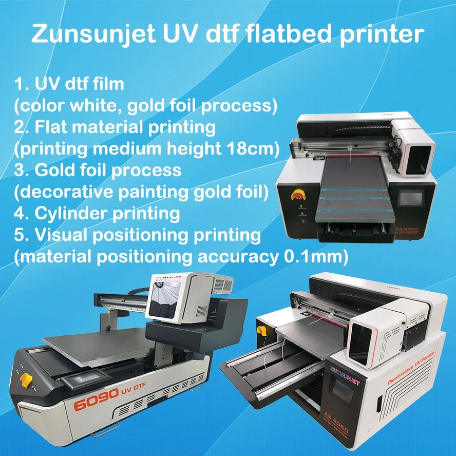 Small A2 Flatbed UV Dtf Inkjet Printer for Phone case Glass Bottle Pen PVC Acrylic Ceramic Wood Metal UV Effect Printing Machine view 3