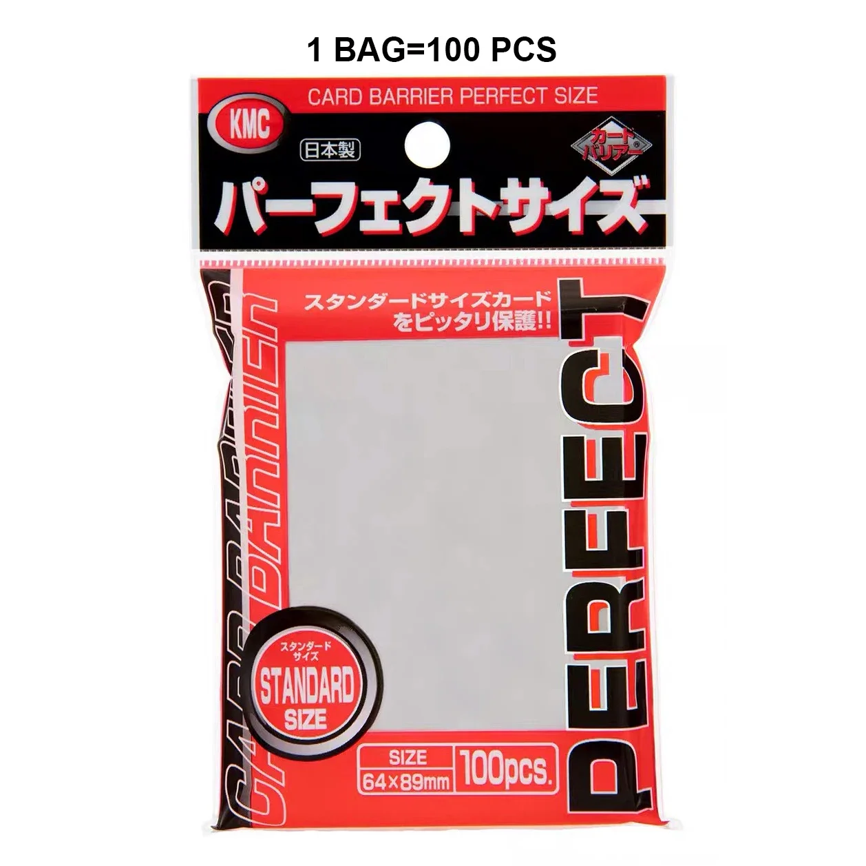 64x89mm KMC Clear Pokemon Perfect Size Card Sleeves Trading Cards Cover  Barrier Fit Standard Size MTG/PTCG/OPCG Card Game - AliExpress 26
