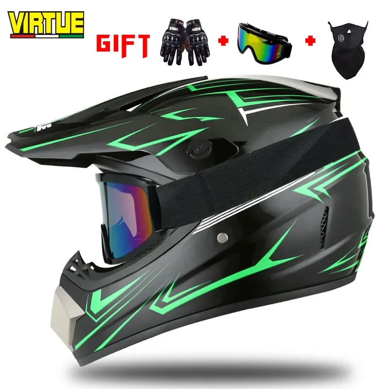 

Children Teenagers Motorcycle Kart Electric Car Trend Off-road Helmet Cross-border Adult Downhill Warm Full-face Helmet