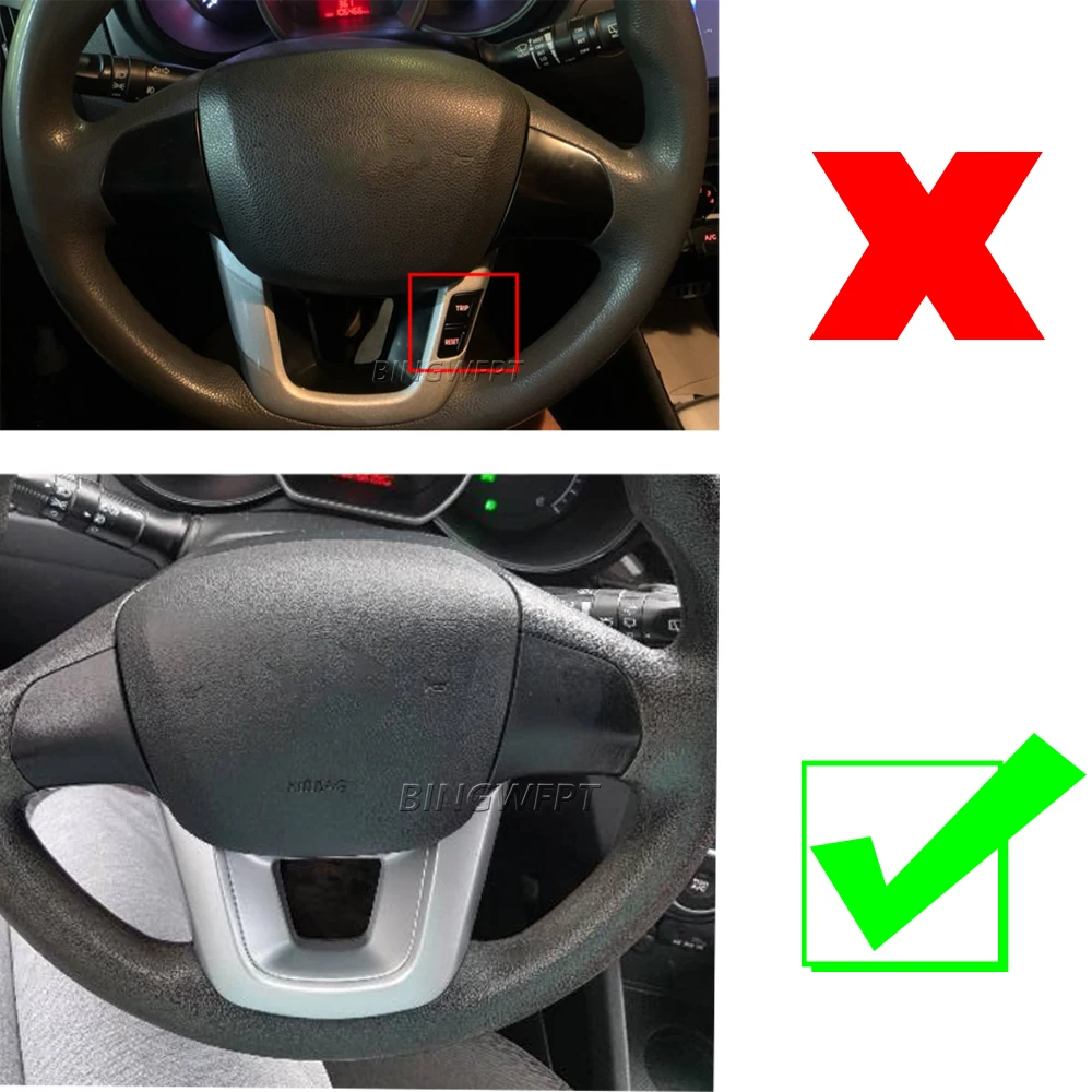 (3 Color) For KIA RIO 2011-2014 Multifunctional Steering Wheel Control Button Audio Phone Volume Switch