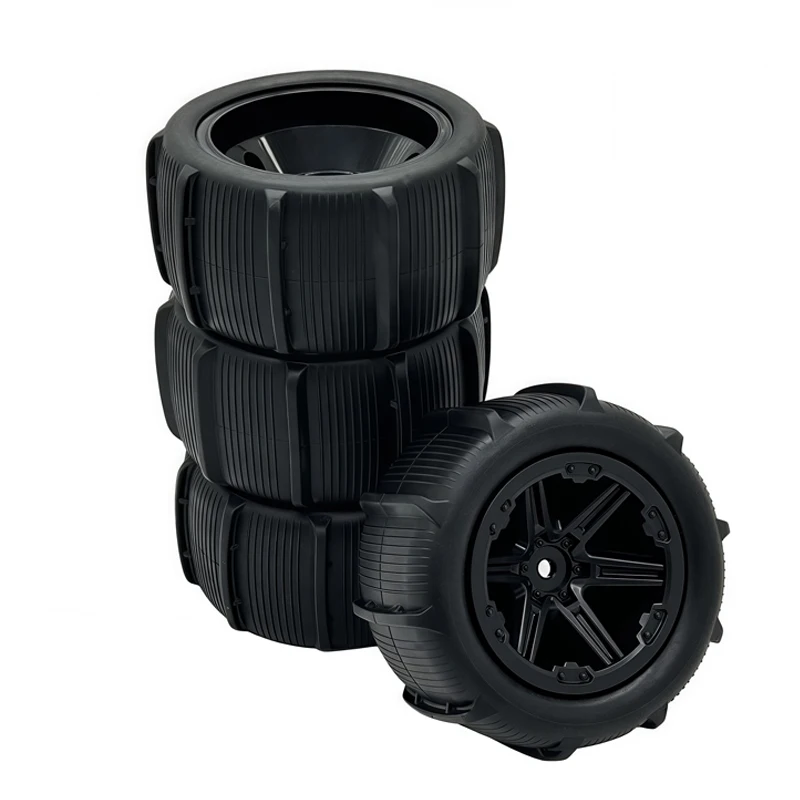 

12mm Hex Snow and Sand Mud Off-Road Buggy Tires Wheel - Compatible WLtoys 144001 144010 MJX 1/14 1/16 1/18 RC Car