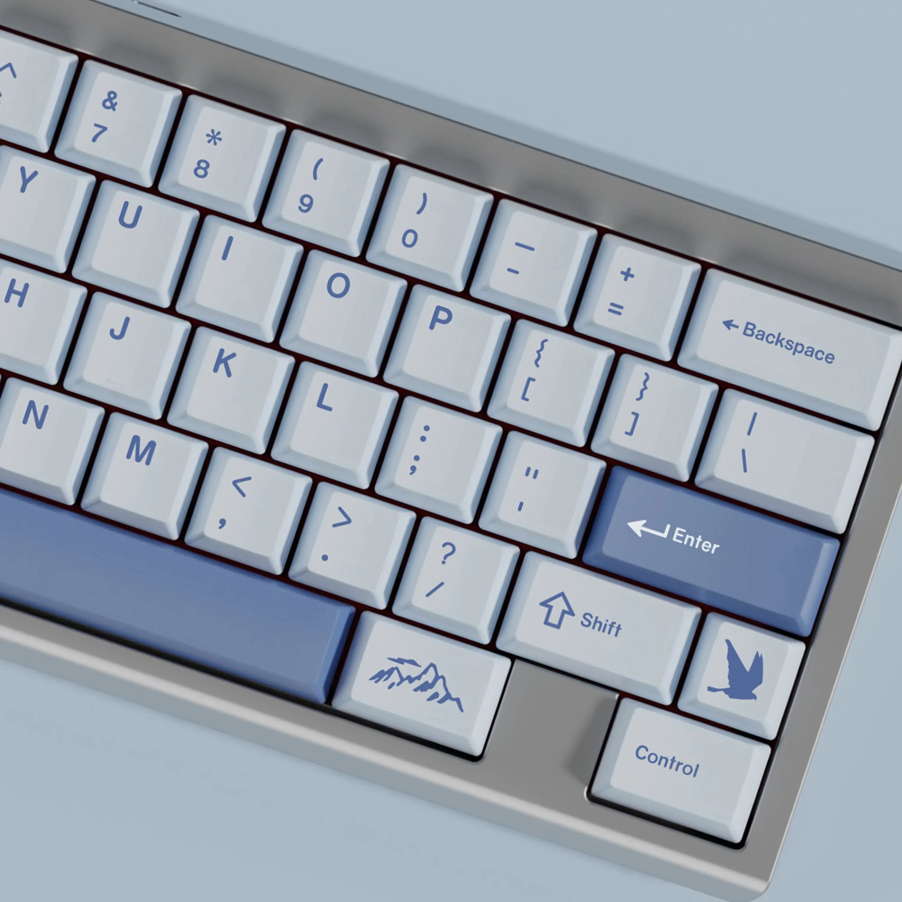 

Бесшумные колпачки для клавиш, клавиатура на заказ, сублимация из ПБТ, оригинальная заводская высота, колпачки для клавиш, разделенное пространство