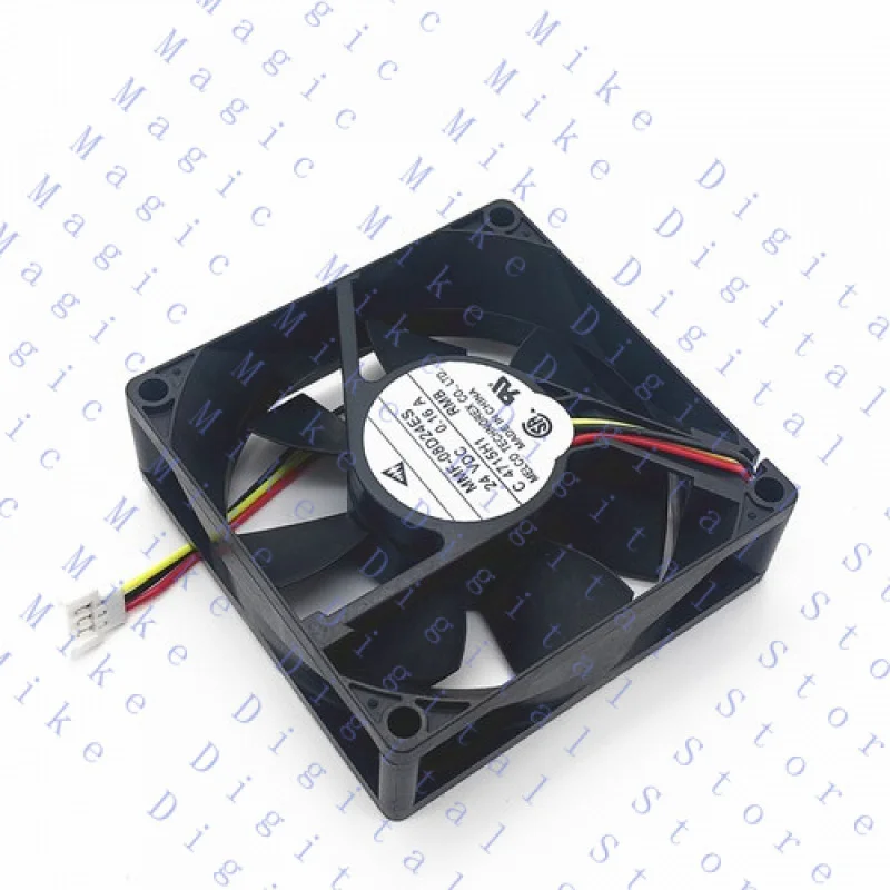H  Fuji inverter FOR Mitsubishi cooling fan MMF-08D24ES-RMB 8CM 8025 24V 0.16A 3pin