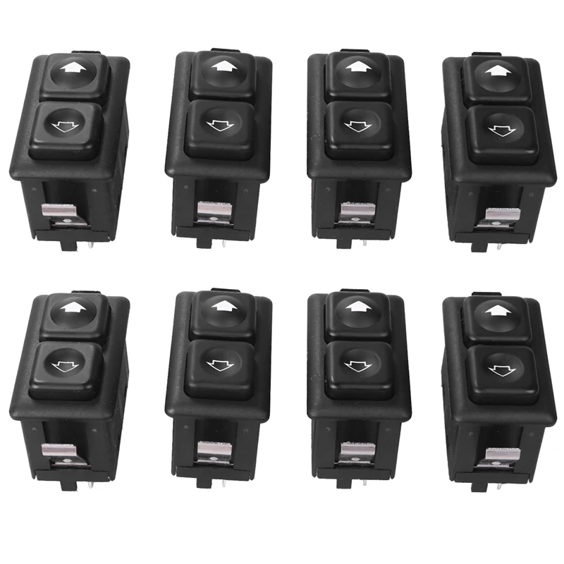 8Pcs Power Window Sunroof Switch Illuminated For Bmw E30 E24 E28 From 09/1986 61311381205 / 61 31 1 381 205