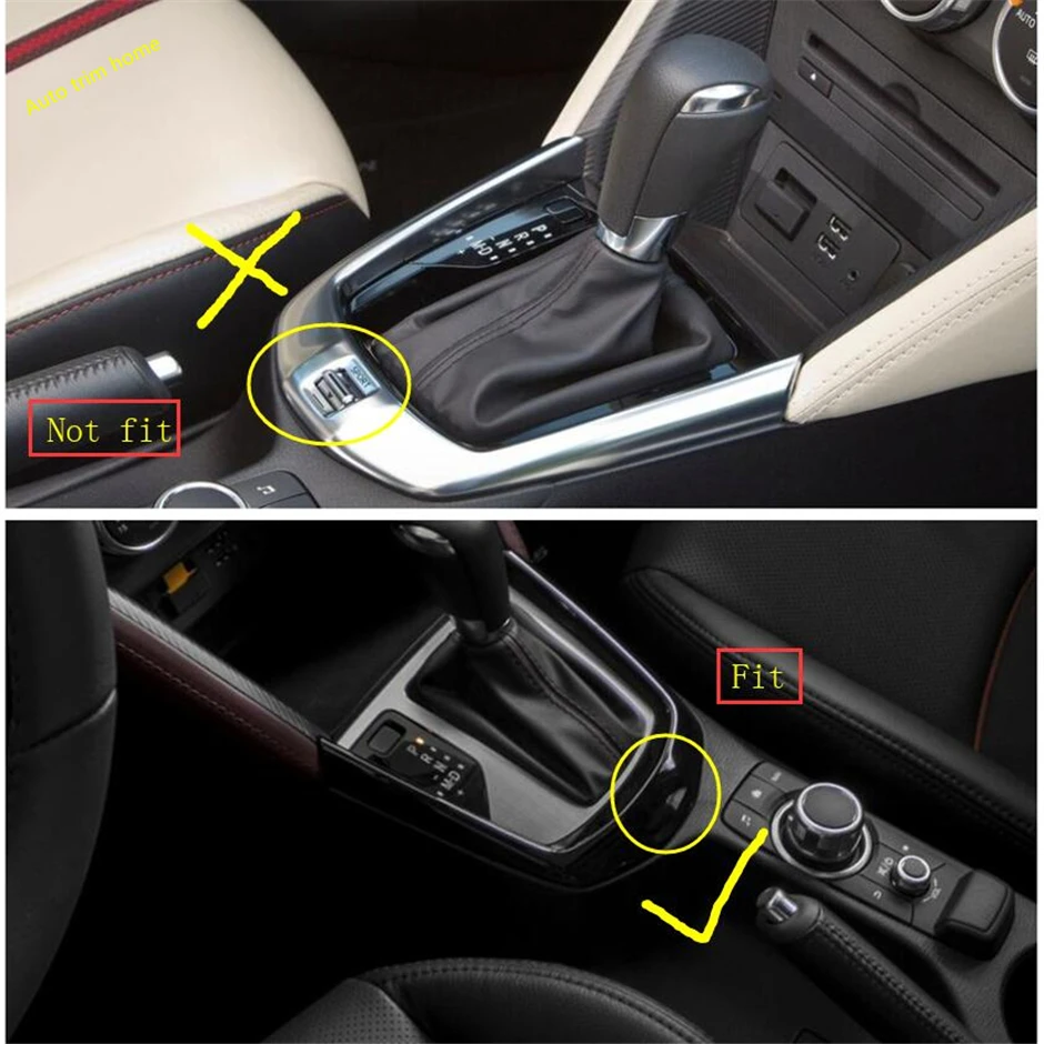 

Dashboard Speaker Gear Shift Box Steering Wheel Panel Decoration Frame Cover Trim For Mazda CX-3 CX3 2016 - 2021 Car Accessories