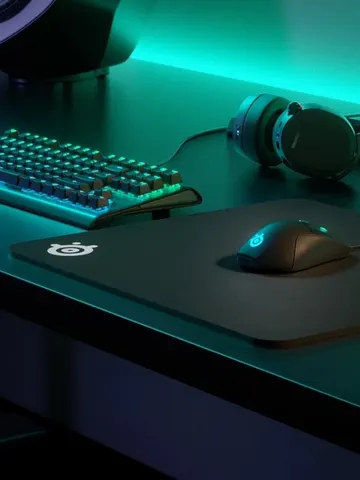 SteelSeries QcK Игровой коврик для мыши - оптимальное сцепление и комфорт — детальный вид товара